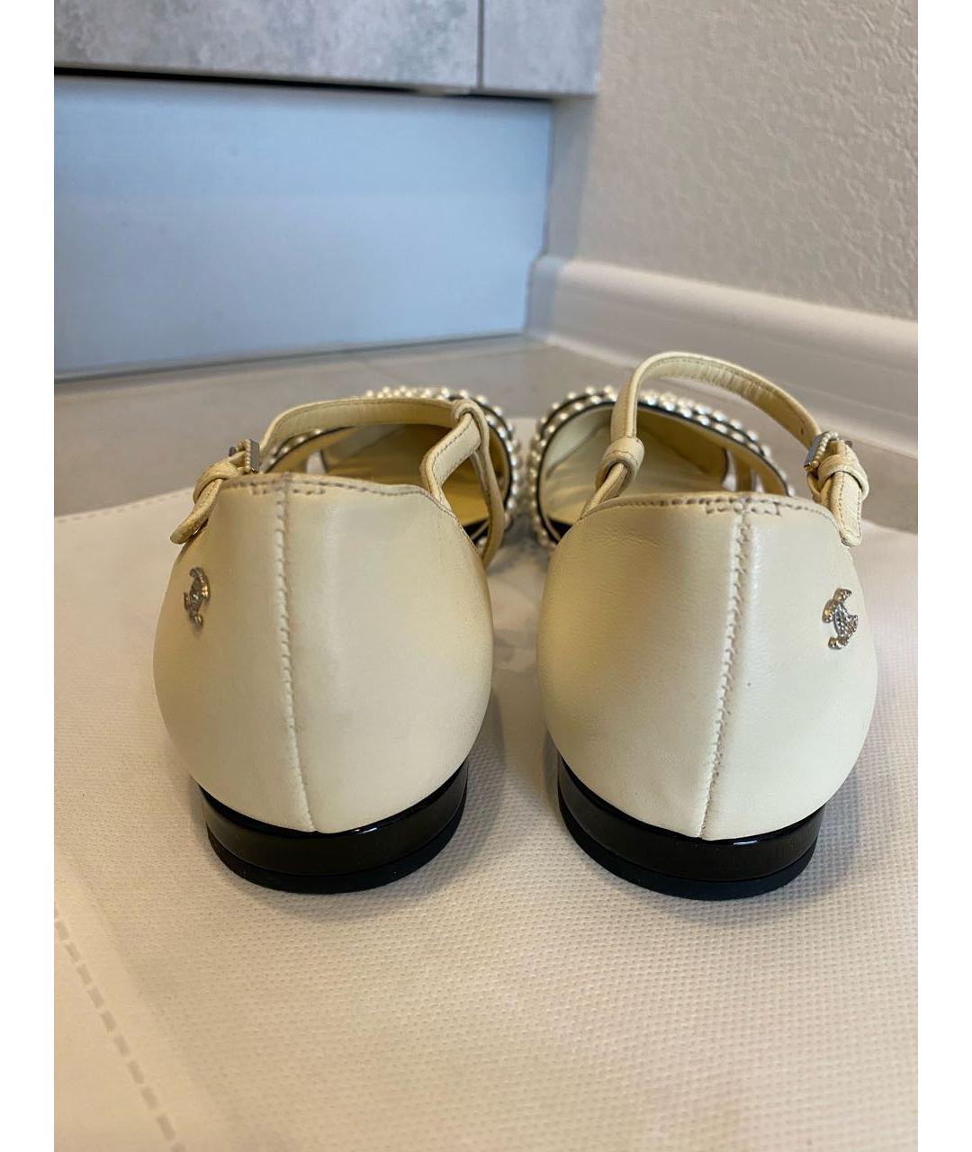 CHANEL Черные текстильные туфли, фото 4