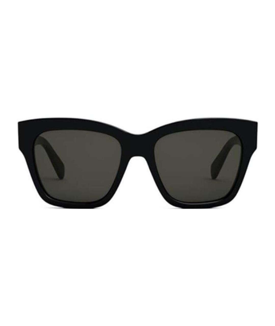 CELINE Черные пластиковые солнцезащитные очки, фото 2