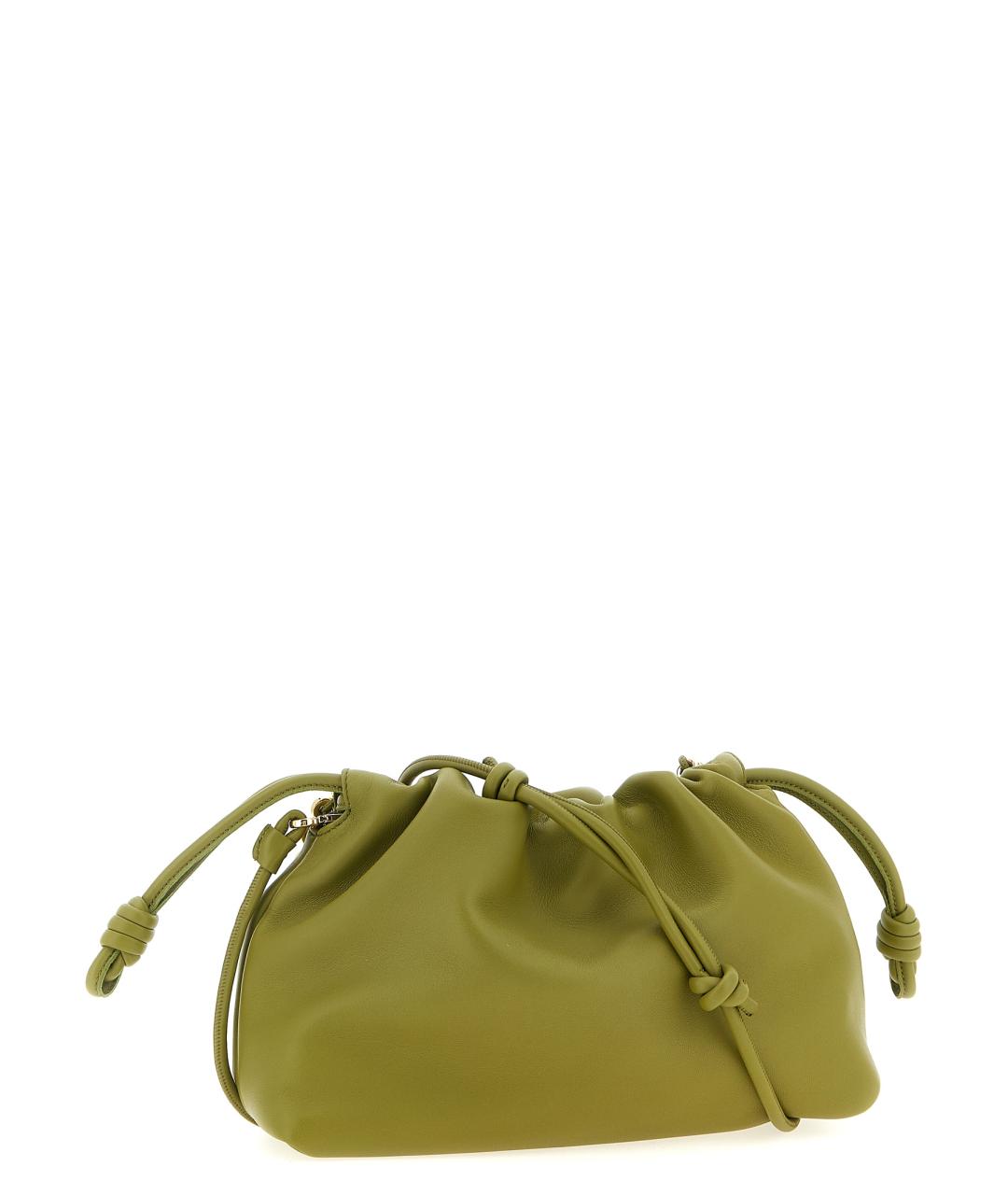 LOEWE Зеленая кожаная сумка через плечо, фото 2
