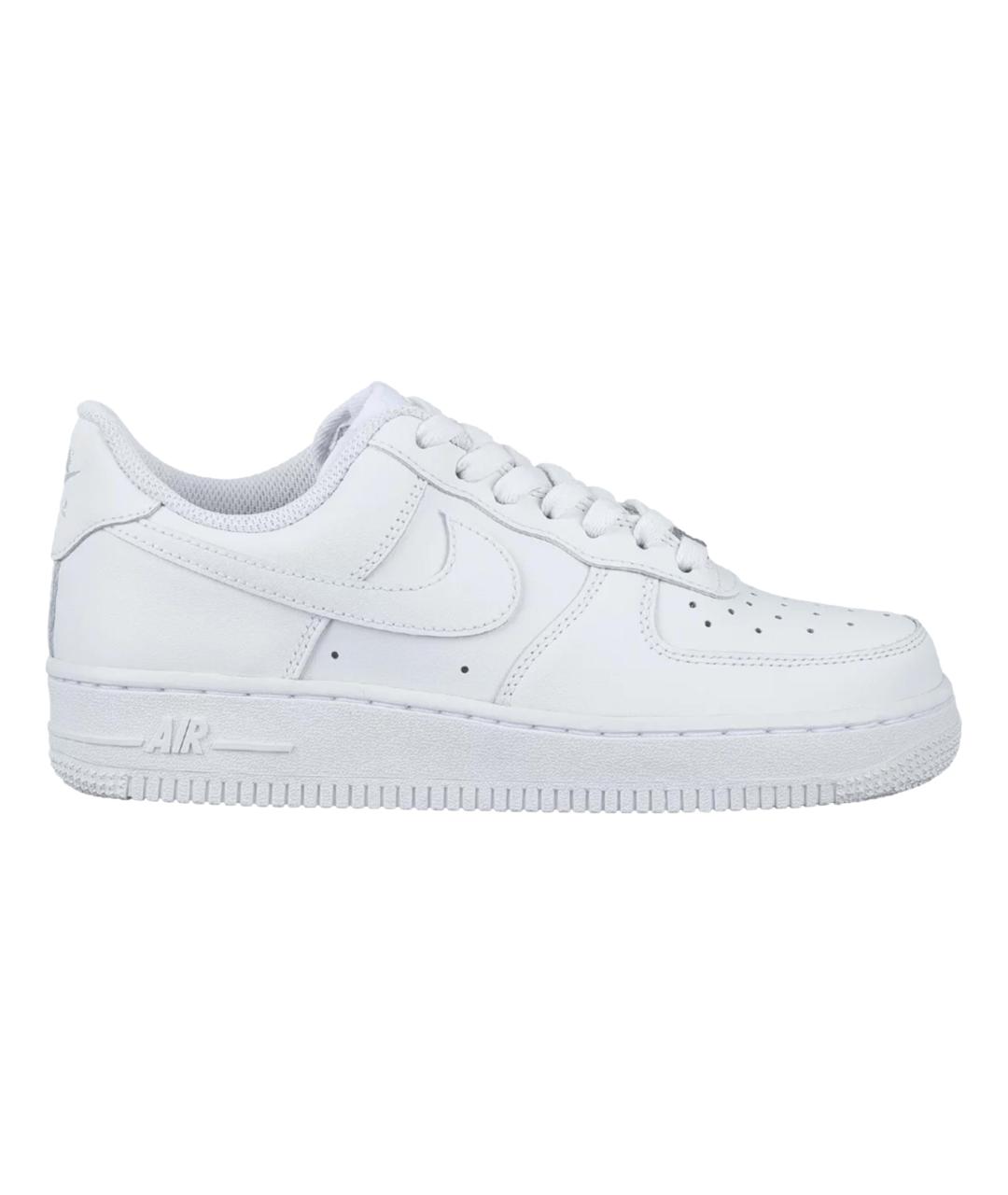 NIKE Белые кожаные кроссовки, фото 1