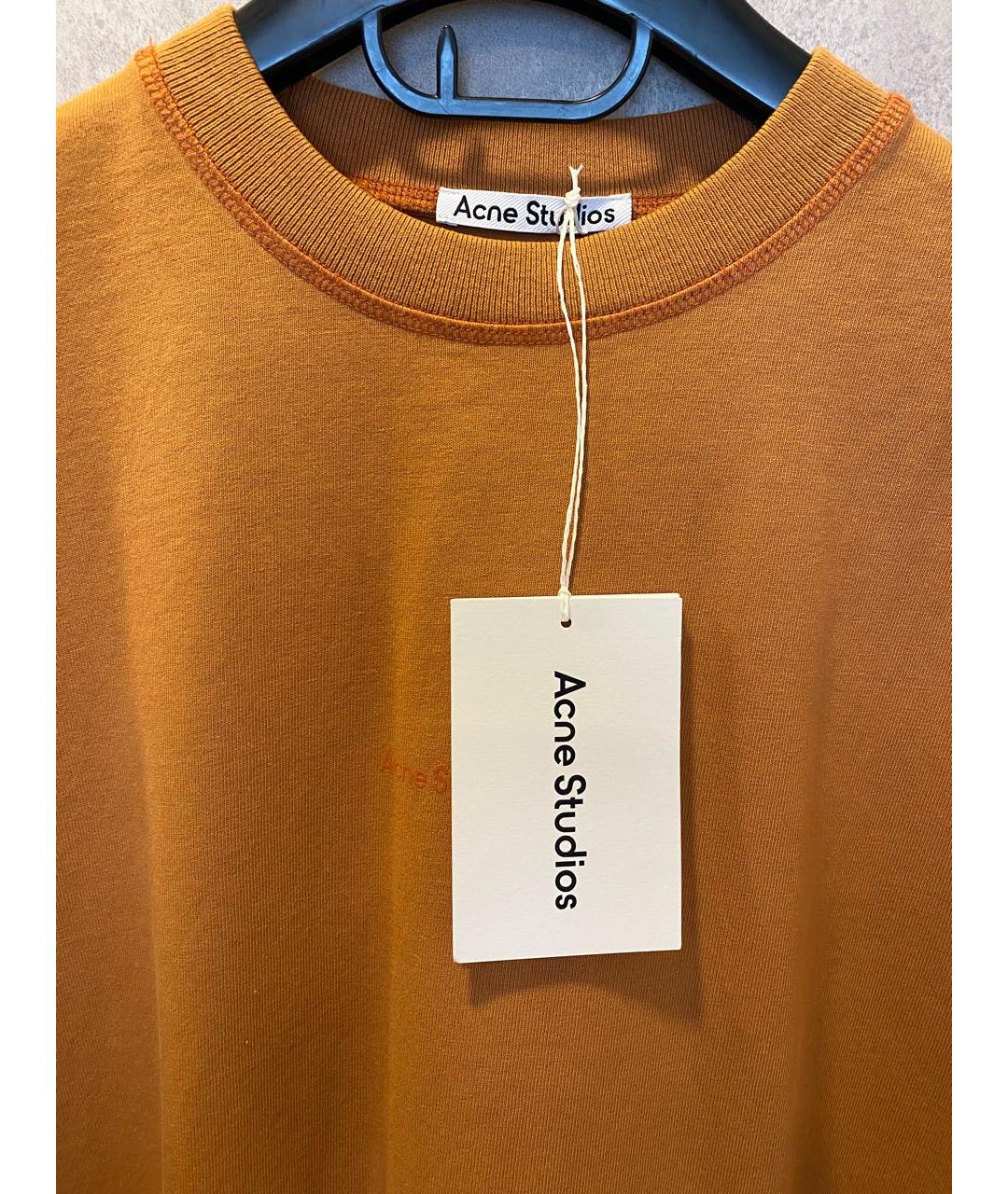 ACNE STUDIOS Коричневое хлопковое повседневное платье, фото 3
