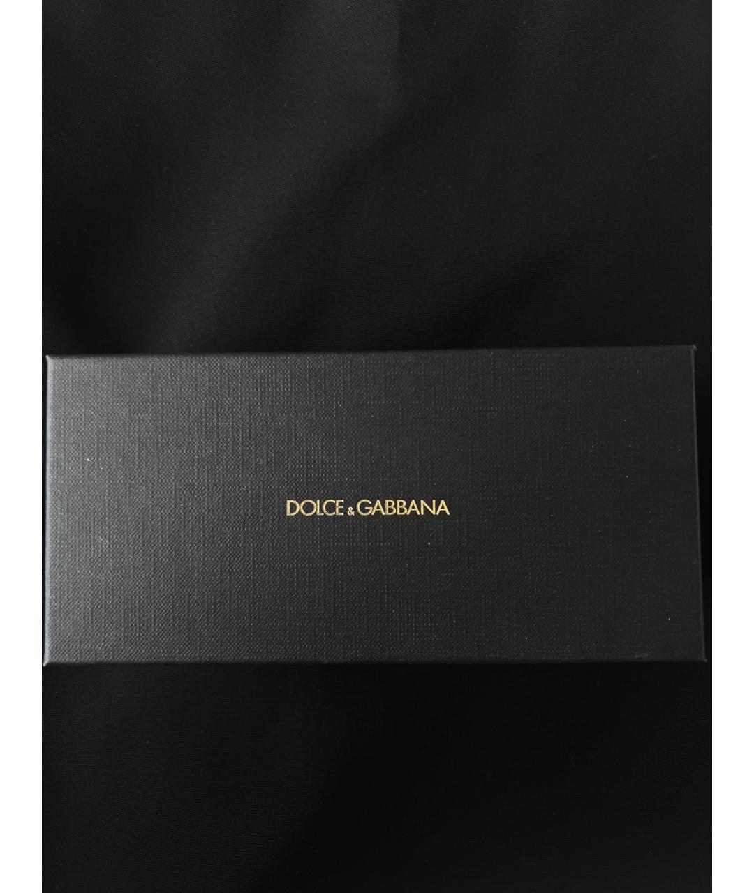 DOLCE&GABBANA Коричневые пластиковые солнцезащитные очки, фото 4