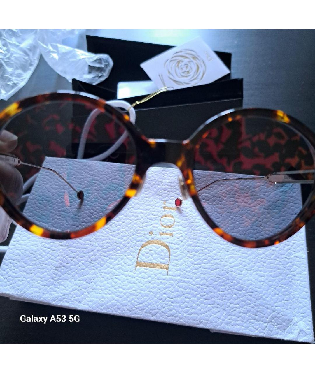 CHRISTIAN DIOR Мульти металлические солнцезащитные очки, фото 3