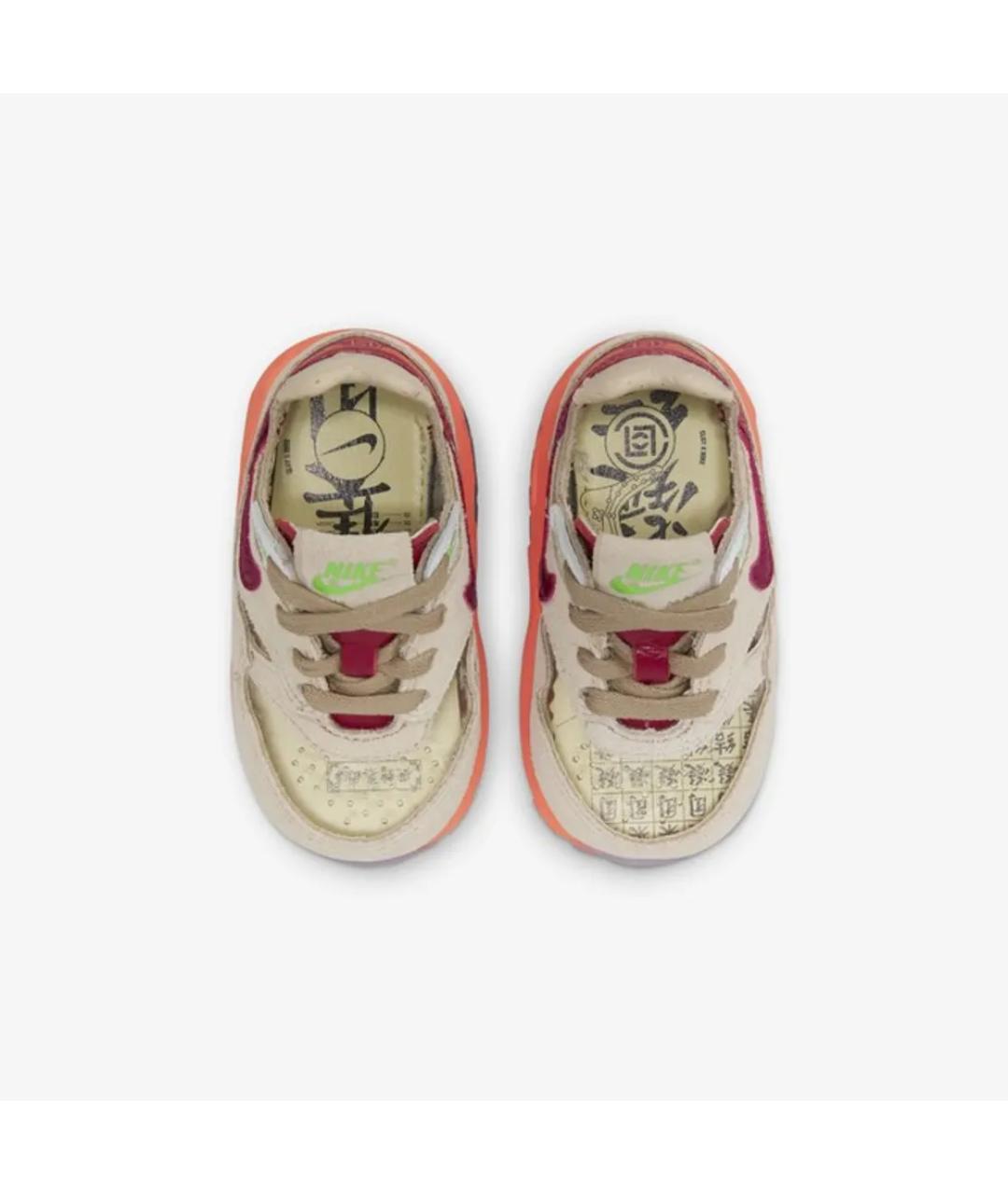 NIKE Бежевые замшевые кеды, фото 3