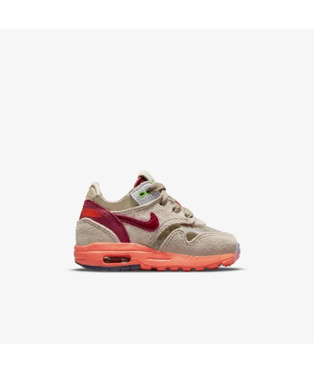 NIKE Бежевые замшевые кеды, фото 6