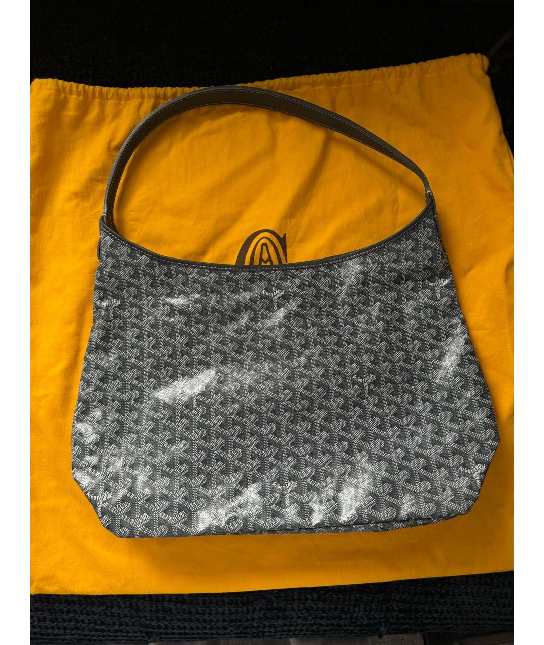 GOYARD Серая сумка с короткими ручками, фото 2