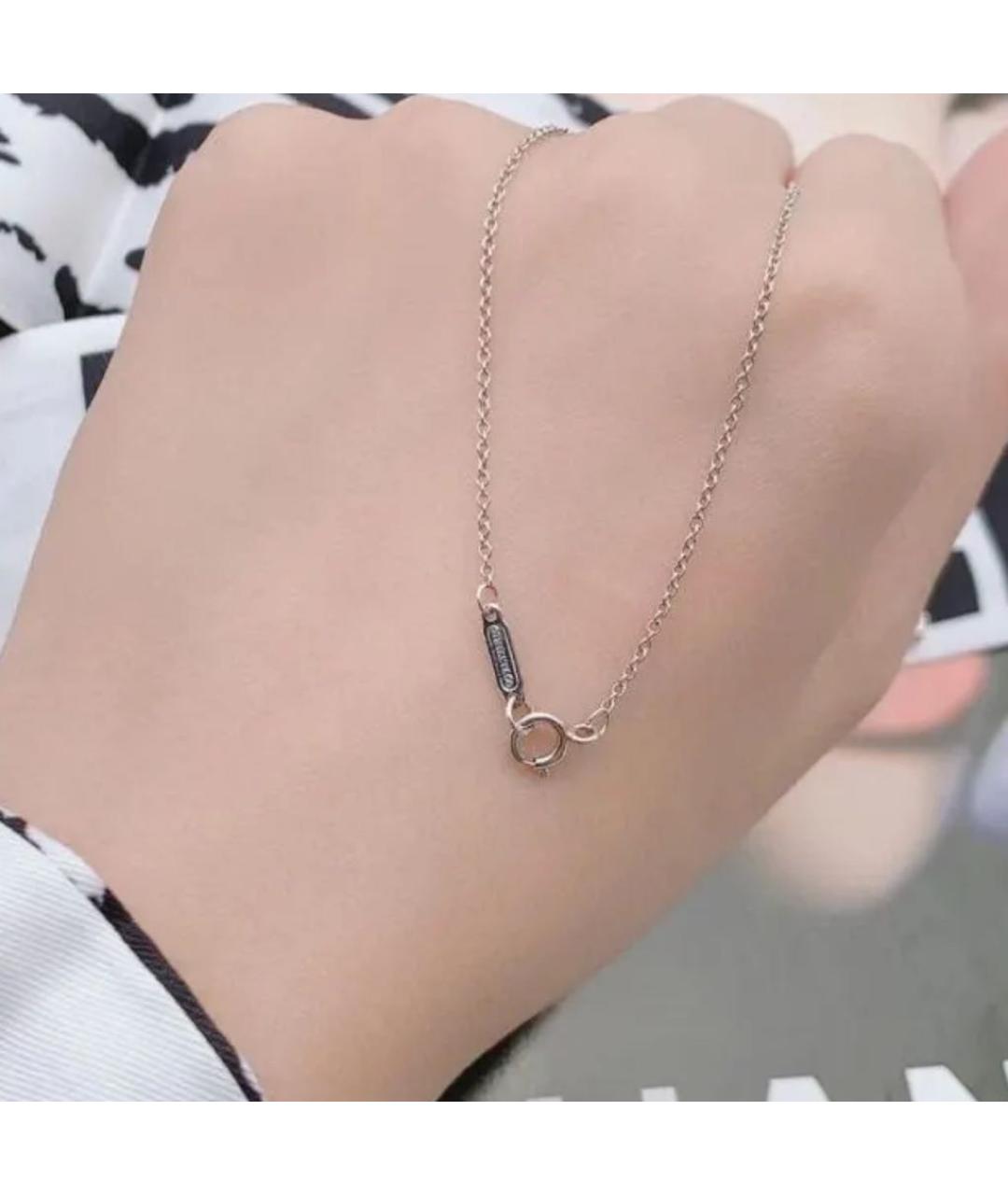 TIFFANY&CO Серебряное платиновое колье, фото 2