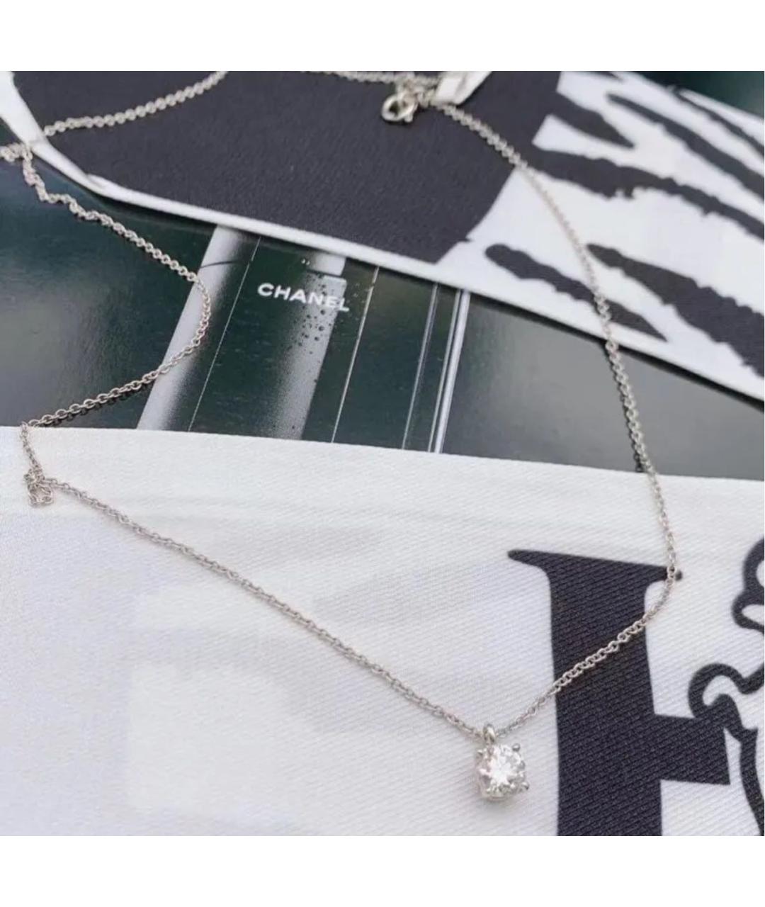TIFFANY&CO Серебряное платиновое колье, фото 3