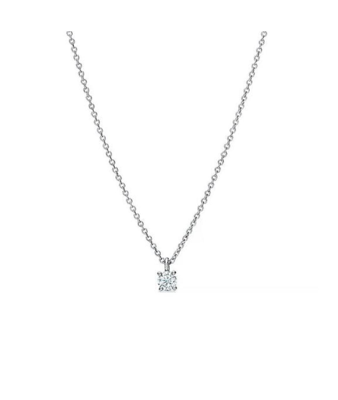 TIFFANY&CO Серебряное платиновое колье, фото 1
