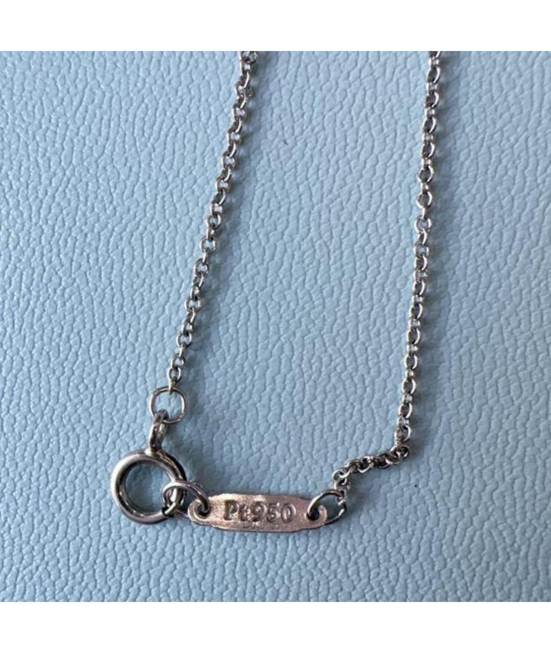 TIFFANY&CO Серебряное платиновое колье, фото 4