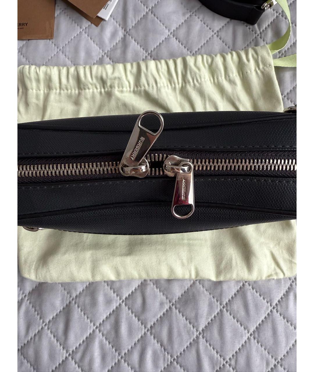 BURBERRY Черная сумка на плечо, фото 5