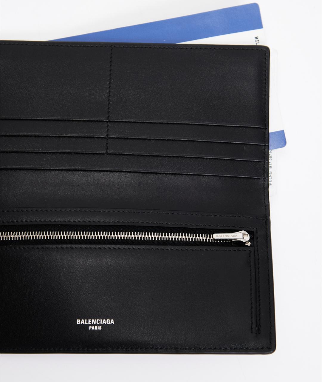 BALENCIAGA Коричневый кожаный кошелек, фото 2