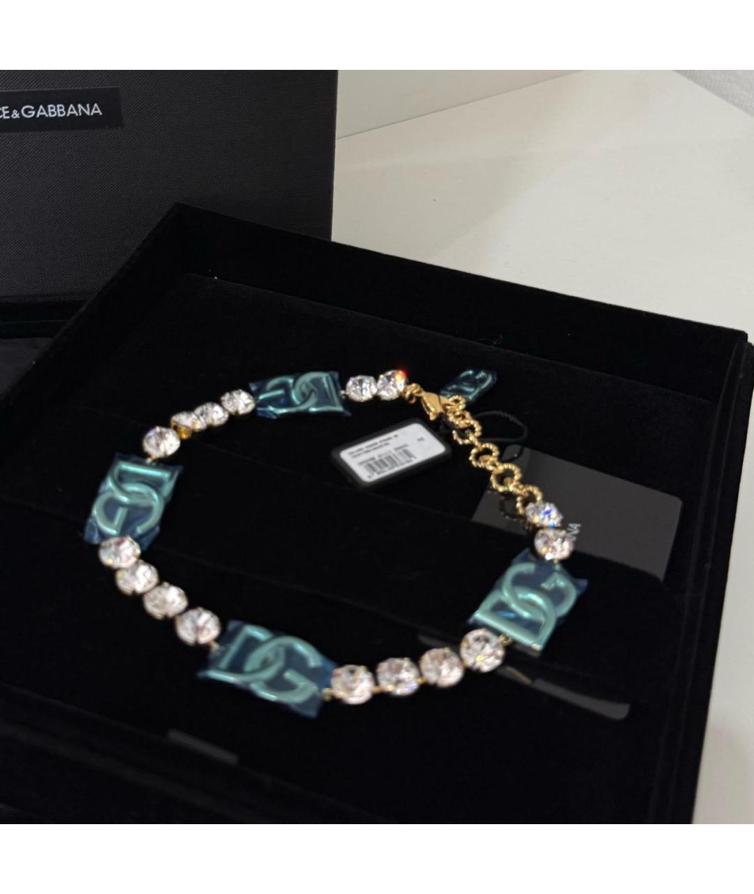 DOLCE&GABBANA Золотое латунное колье, фото 5