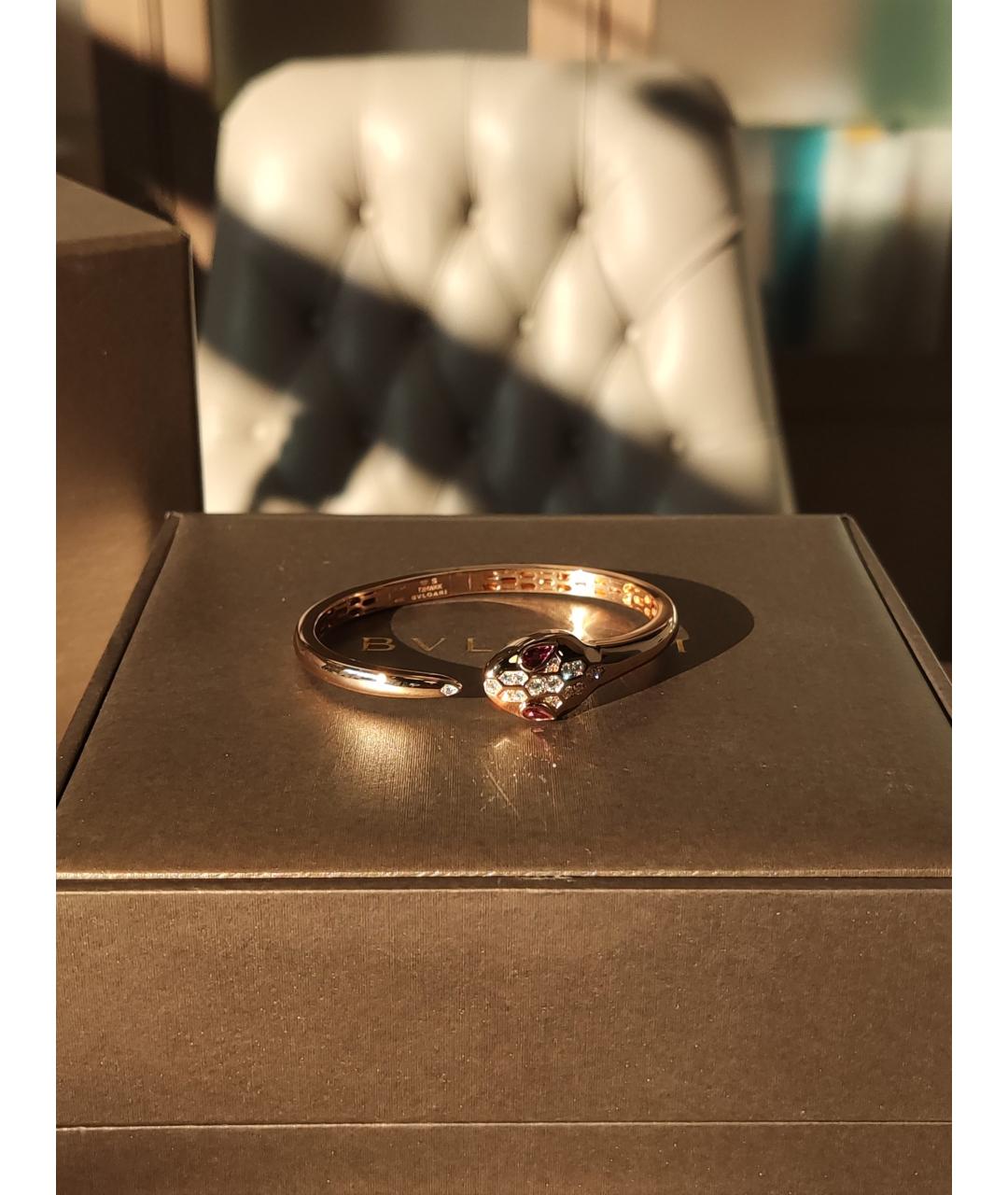 BVLGARI Золотой браслет из розового золота, фото 6