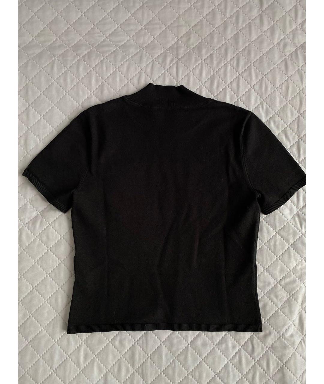 ALEXANDER WANG Черная вискозная футболка, фото 2