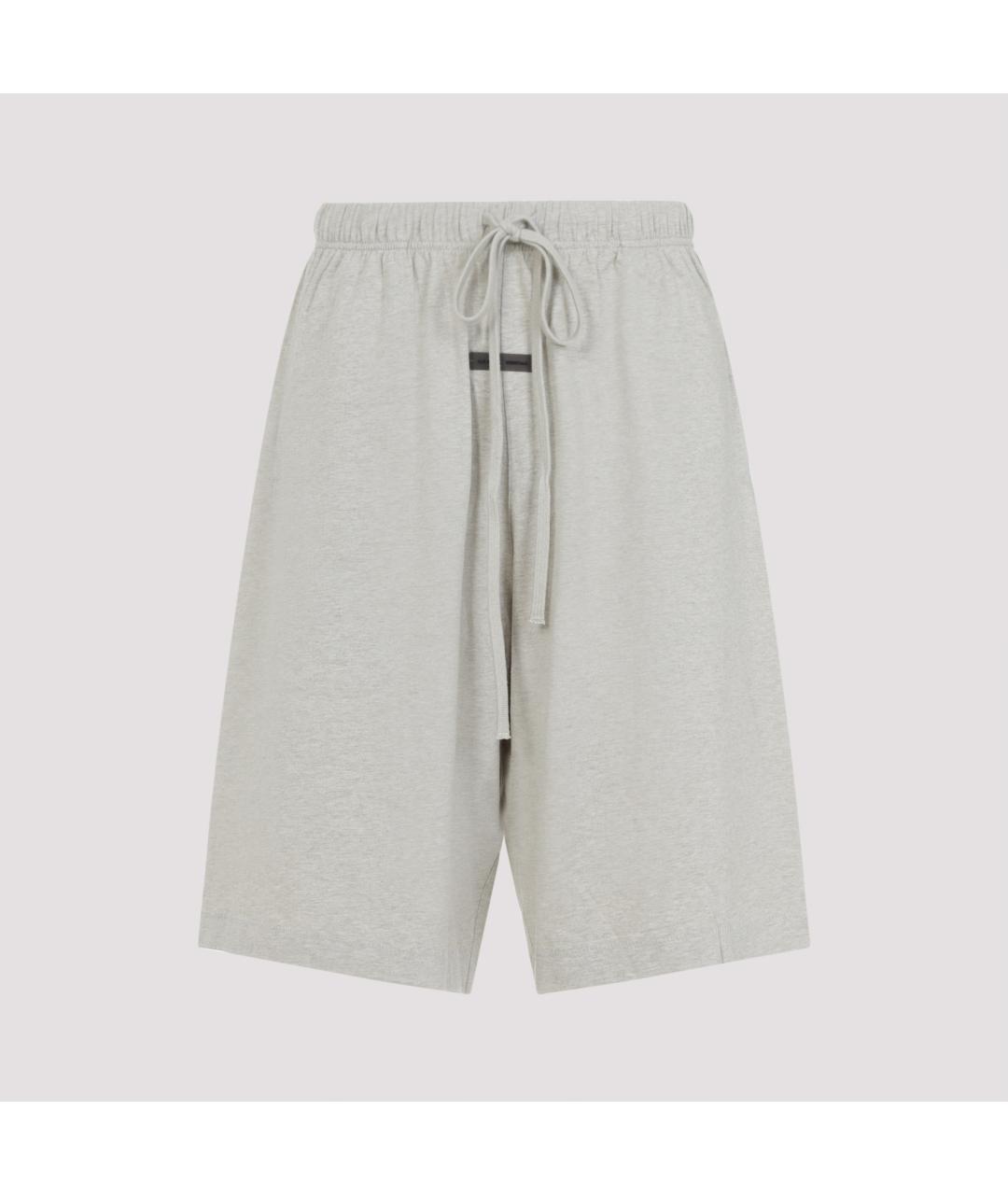 FEAR OF GOD ESSENTIALS Серые хлопковые шорты, фото 3