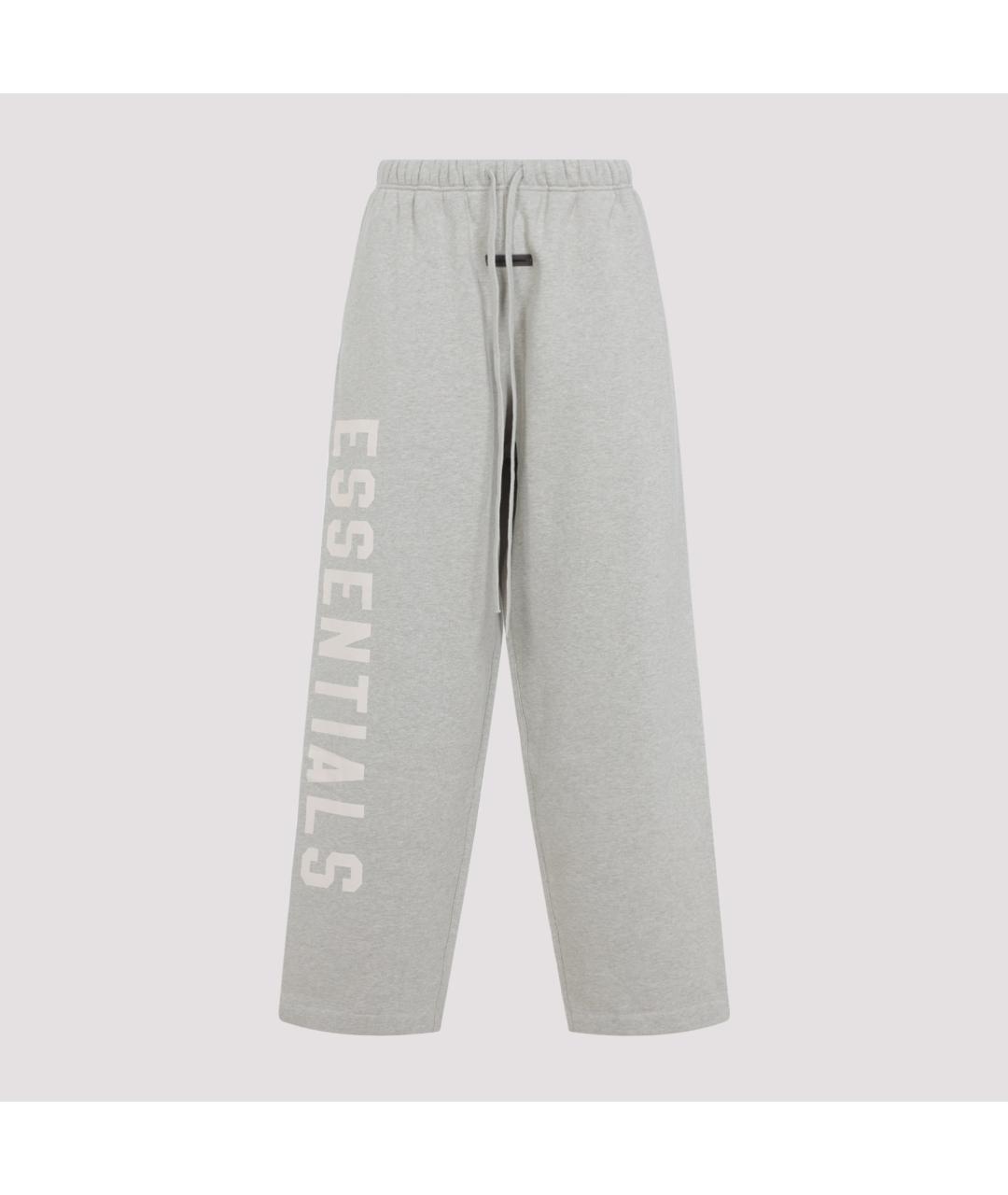 FEAR OF GOD ESSENTIALS Серые хлопко-эластановые повседневные брюки, фото 2