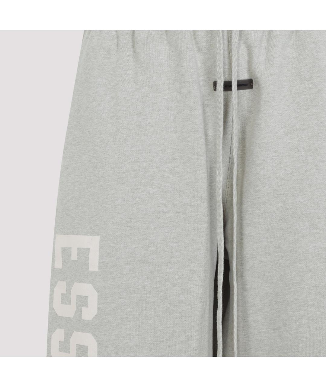 FEAR OF GOD ESSENTIALS Серые хлопко-эластановые повседневные брюки, фото 4