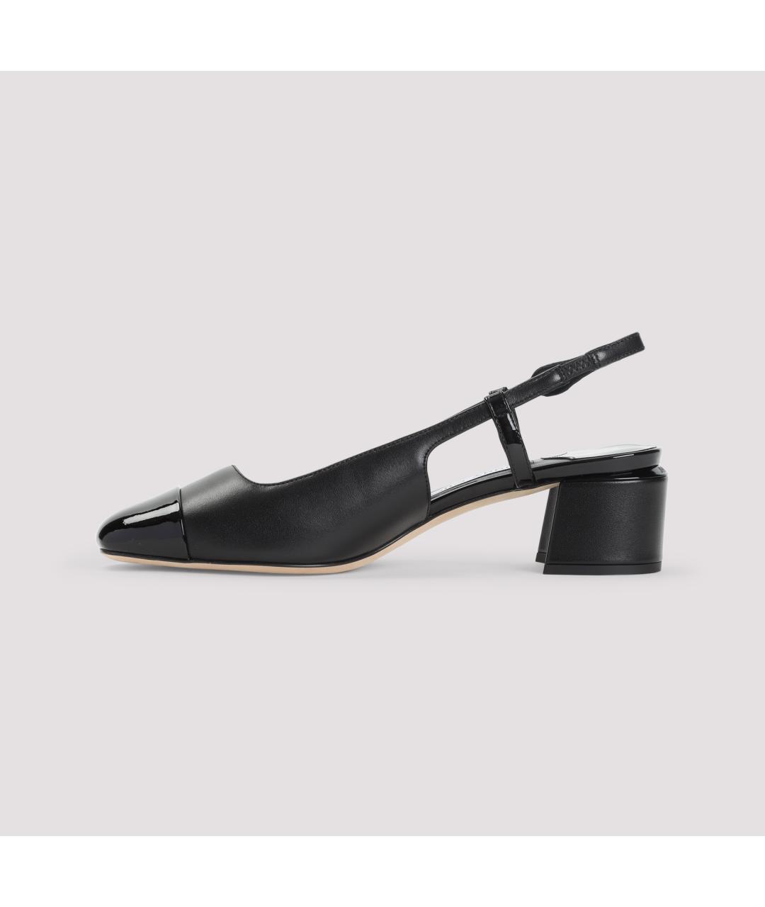 JIMMY CHOO Черные кожаные туфли, фото 4