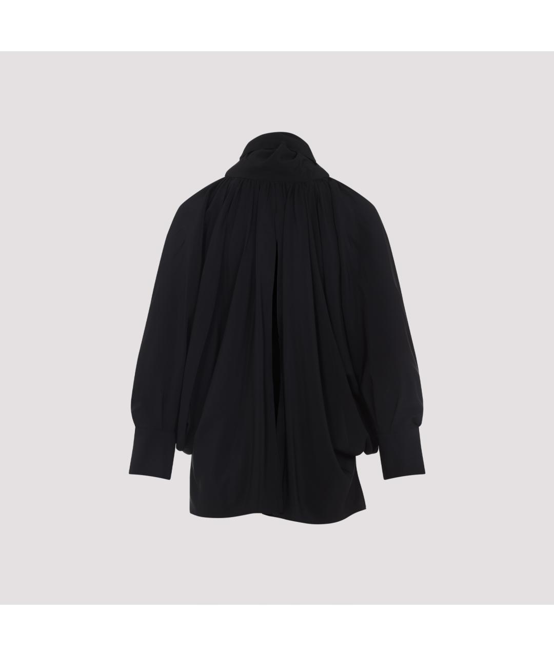 MAX MARA Черная шелковая блузы, фото 2