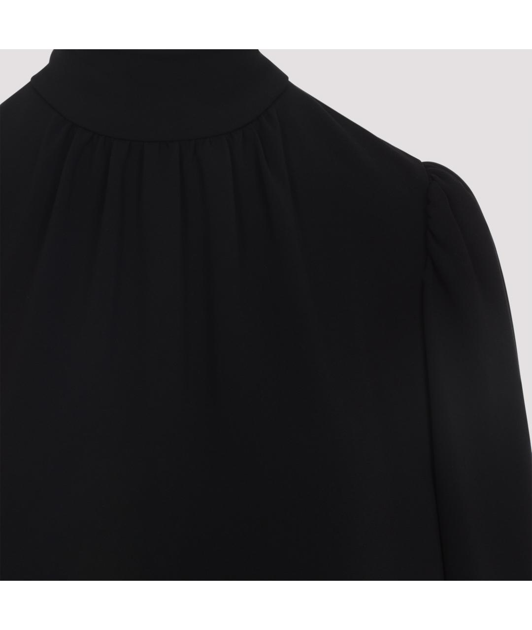 MAX MARA Черное ацетатное повседневное платье, фото 4