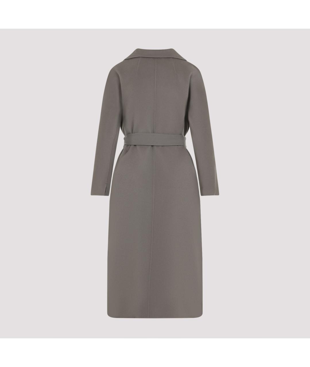 'S MAX MARA Серое шерстяное пальто, фото 2
