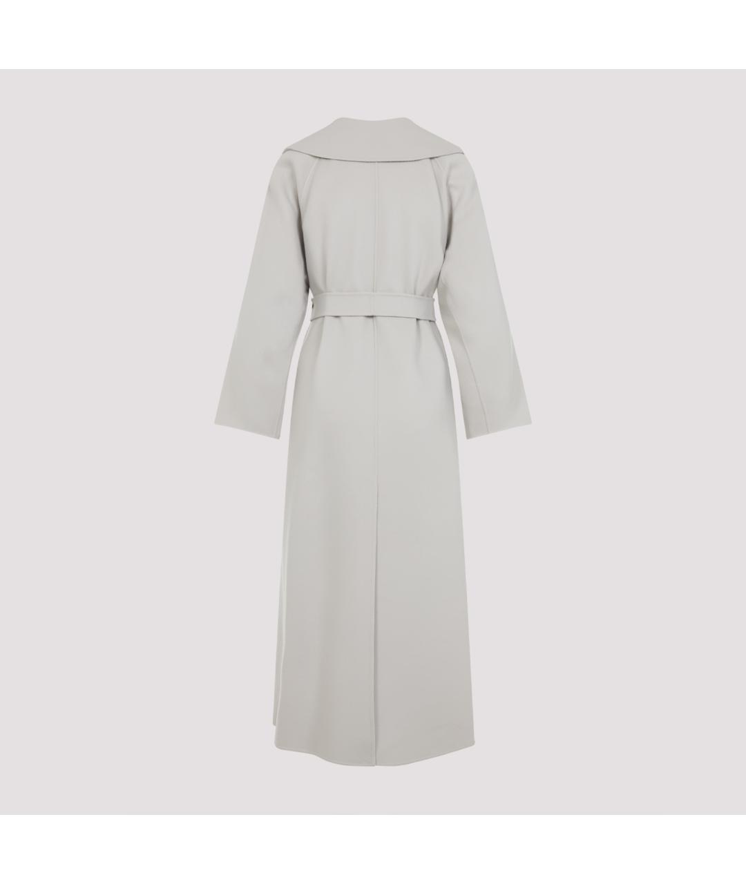 'S MAX MARA Серое шерстяное пальто, фото 3
