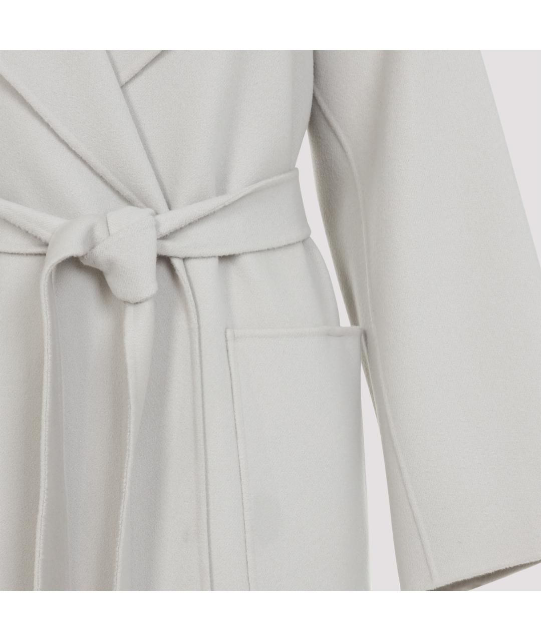 'S MAX MARA Серое шерстяное пальто, фото 5