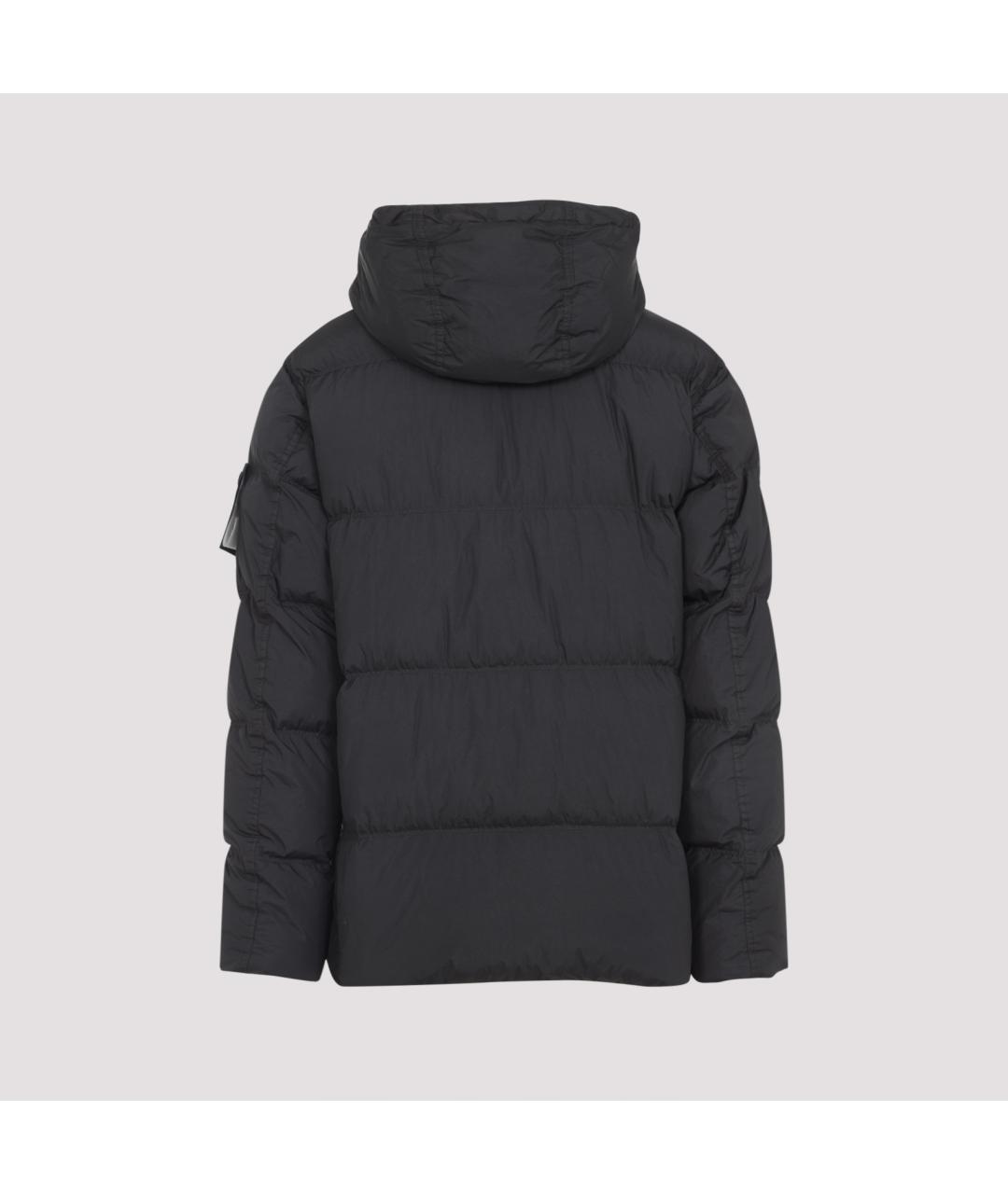 STONE ISLAND Серая полиамидовая куртка, фото 2