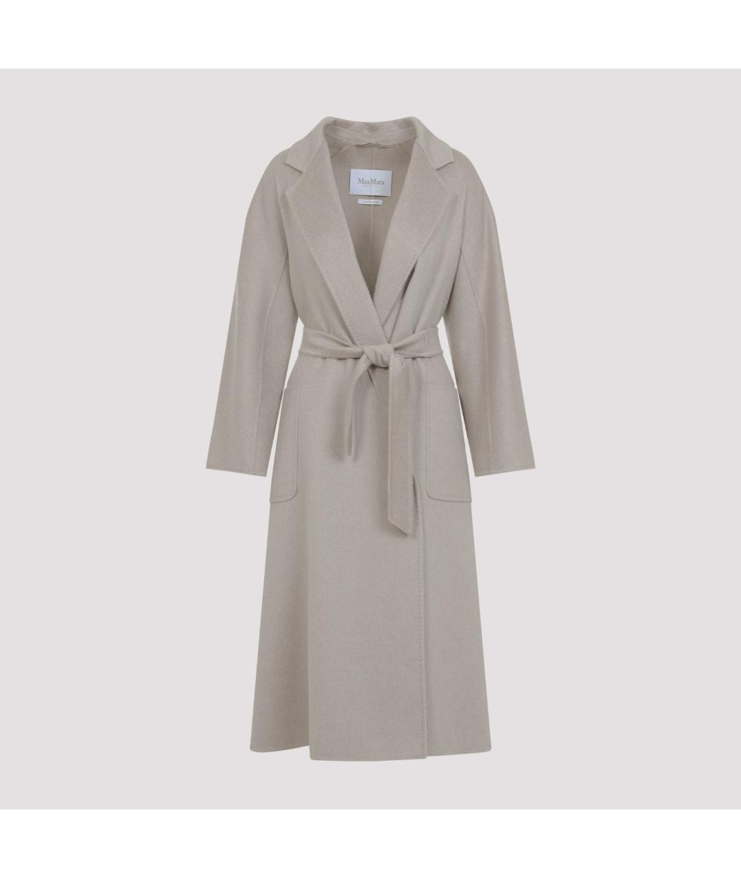 MAX MARA Серое кашемировое пальто, фото 2