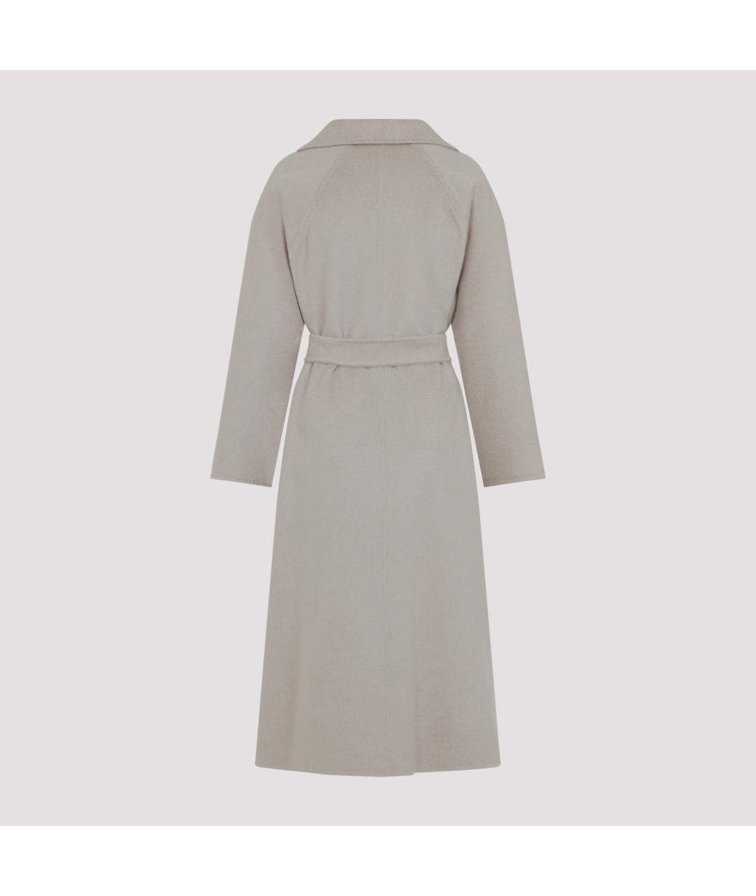 MAX MARA Серое кашемировое пальто, фото 3