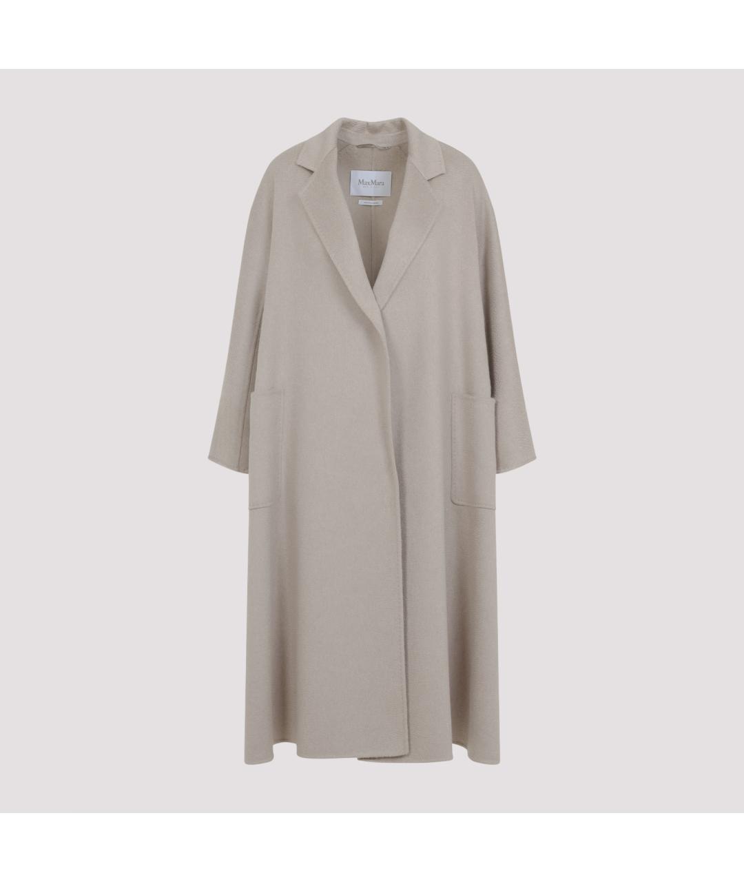 MAX MARA Серое кашемировое пальто, фото 4