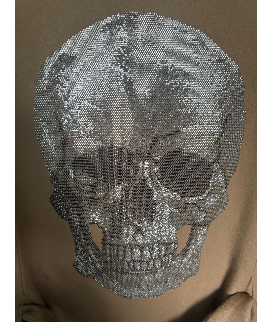 PHILIPP PLEIN Бежевое кашемировое пальто, фото 3