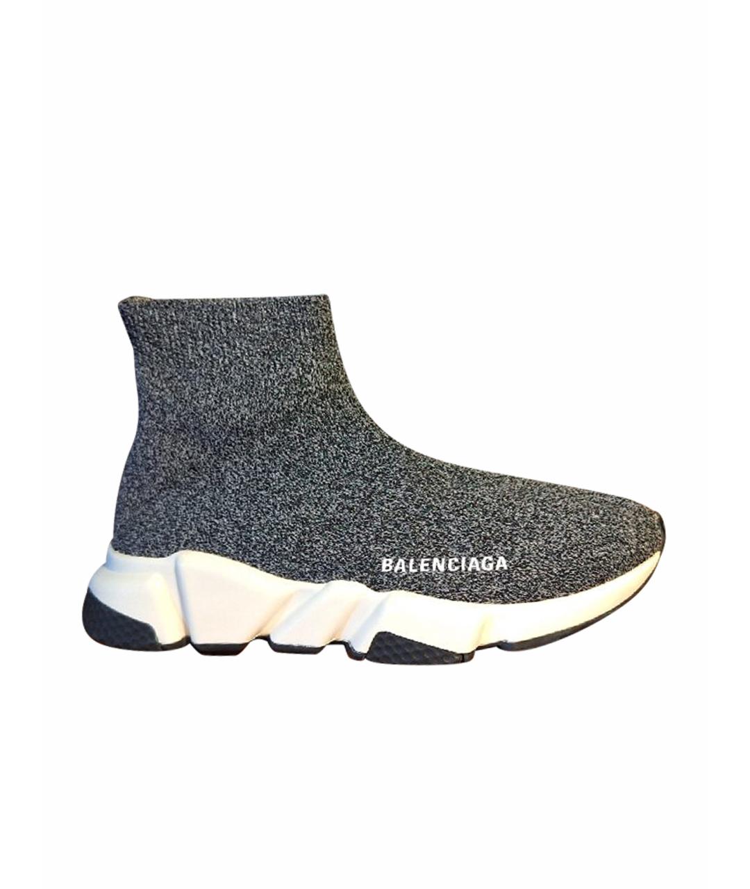 BALENCIAGA Серые кроссовки, фото 1