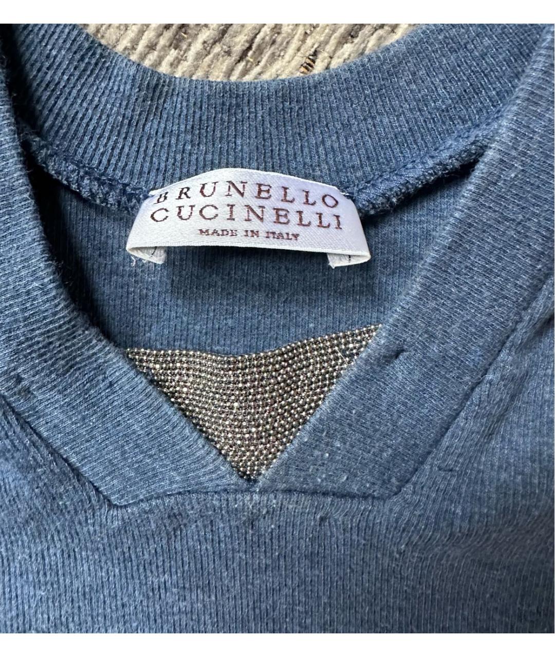 BRUNELLO CUCINELLI Хлопко-эластановая футболка, фото 3