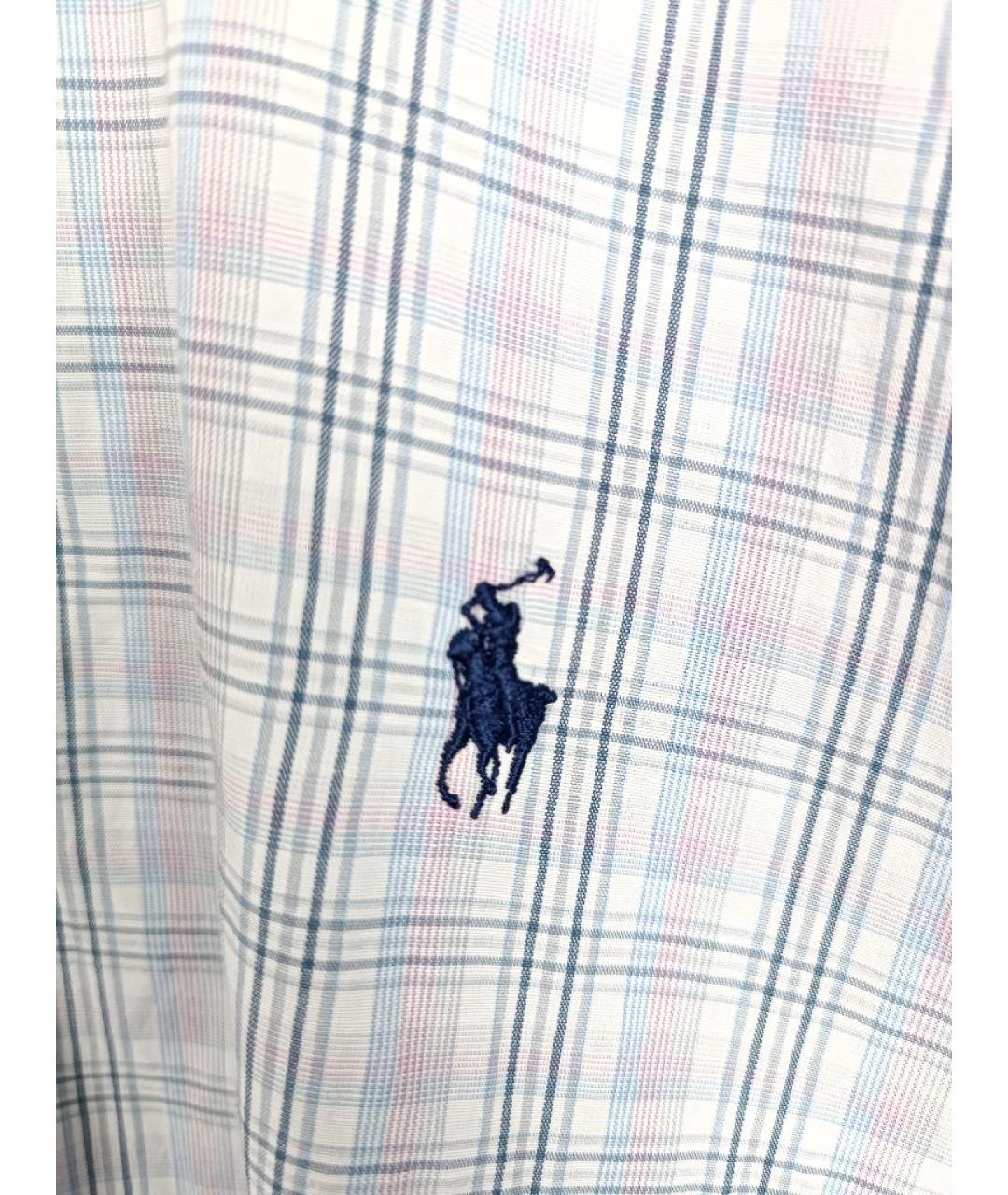 POLO RALPH LAUREN Белая хлопковая кэжуал рубашка, фото 5