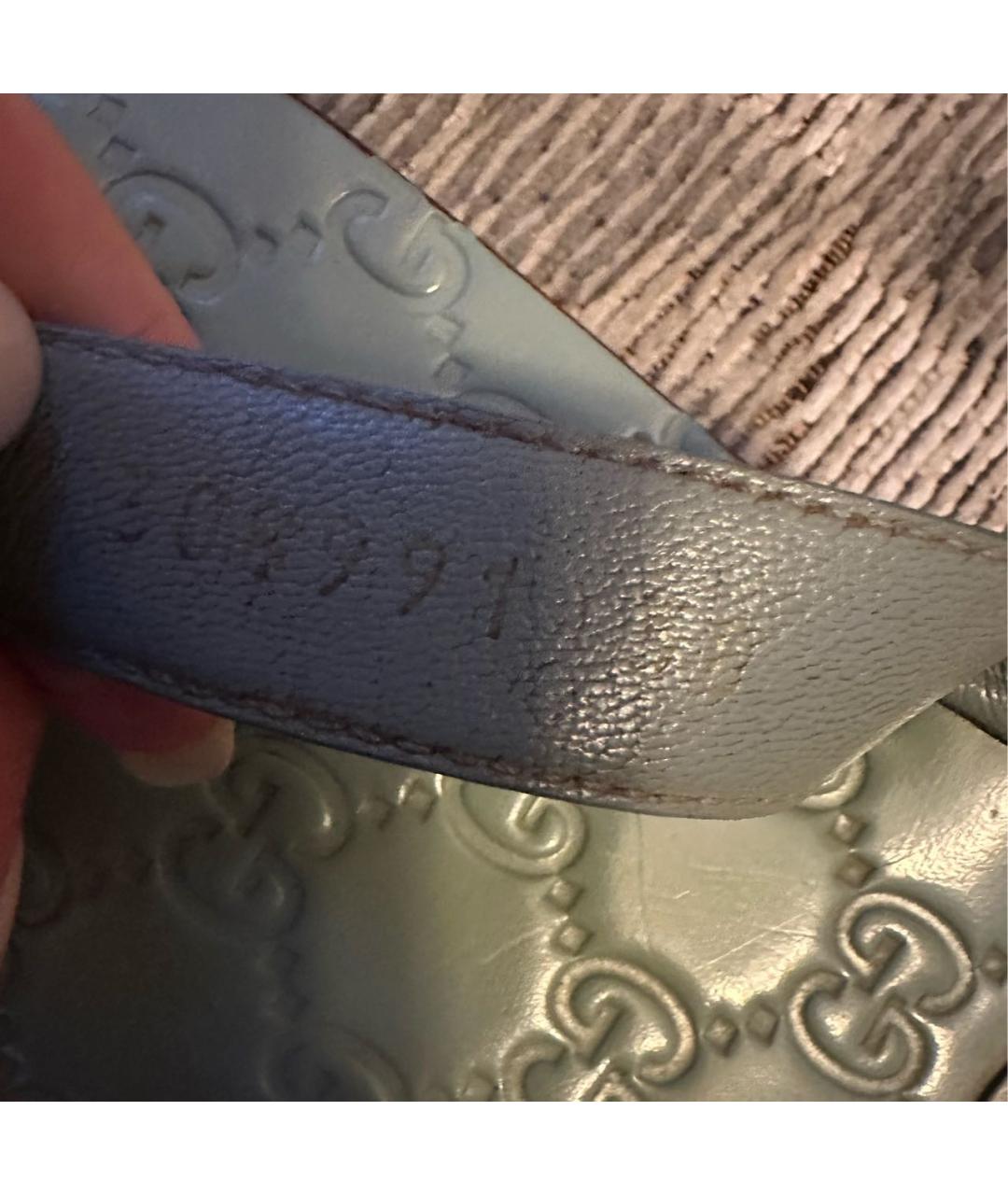 GUCCI Кожаные шлепанцы, фото 6