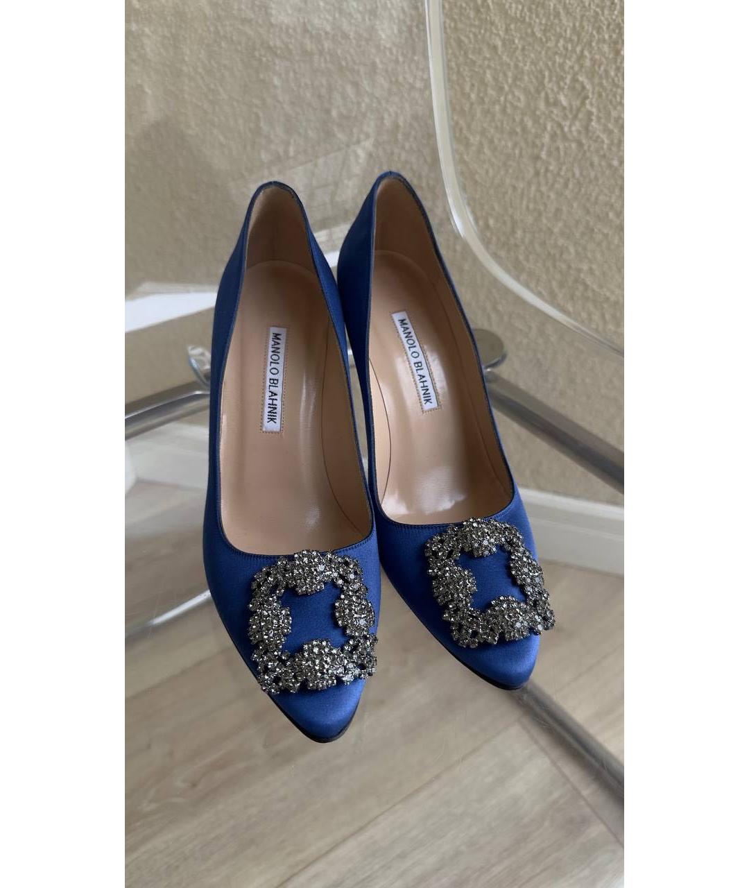 MANOLO BLAHNIK Синие туфли, фото 2