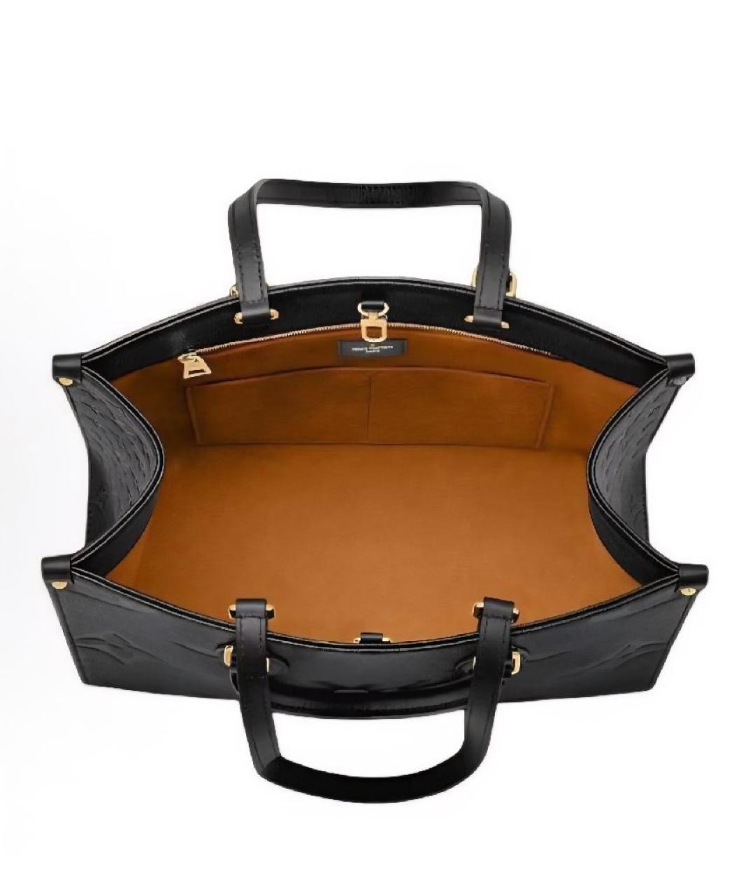 LOUIS VUITTON Черная сумка с короткими ручками, фото 3