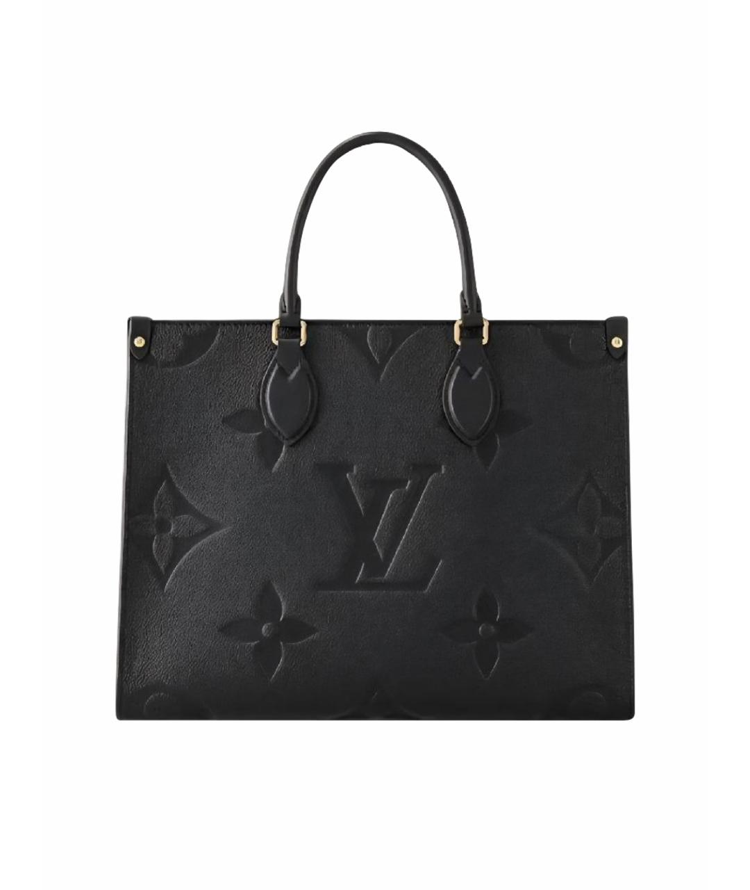 LOUIS VUITTON Черная сумка с короткими ручками, фото 1