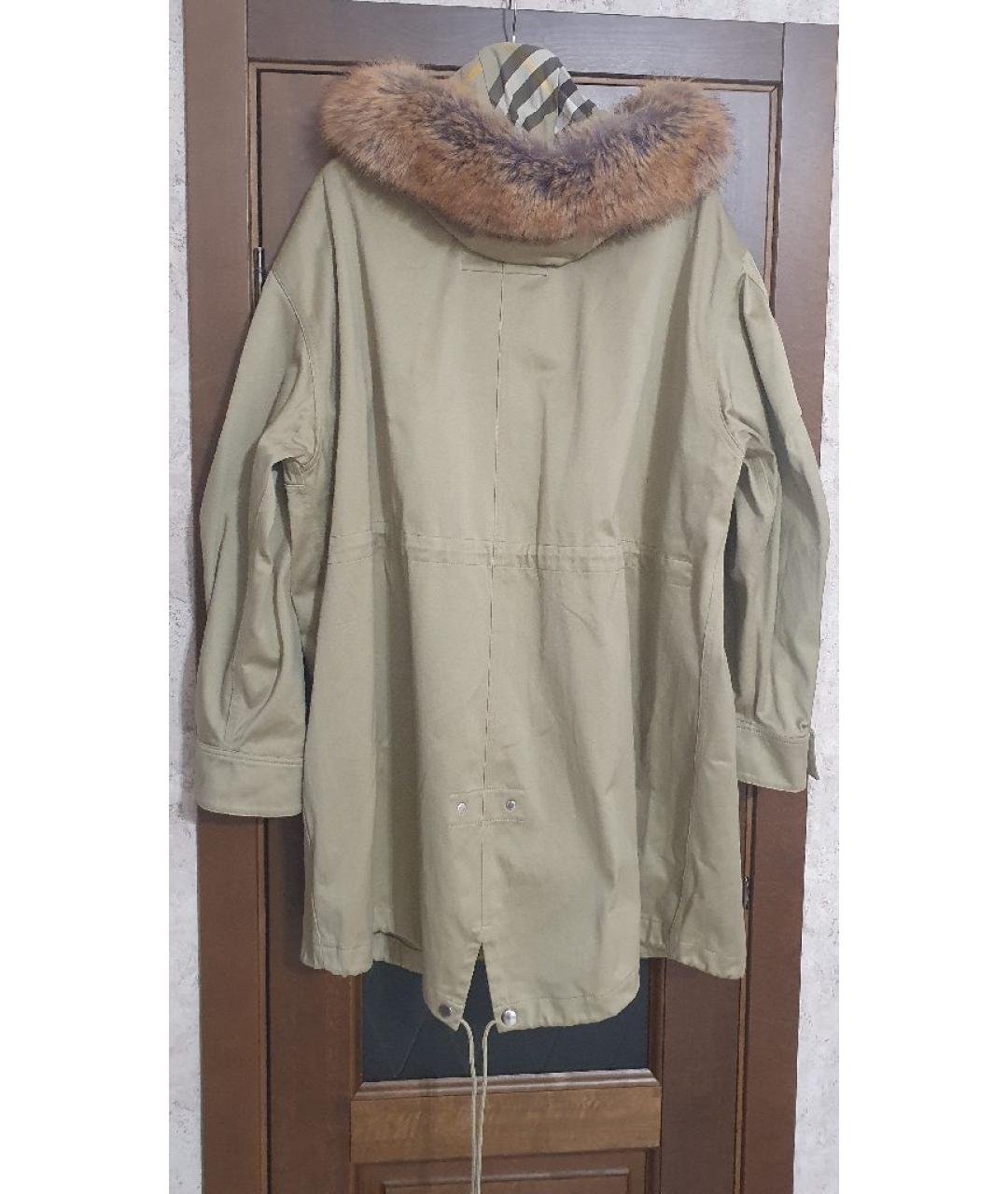 BURBERRY Хаки хлопковая парка, фото 2