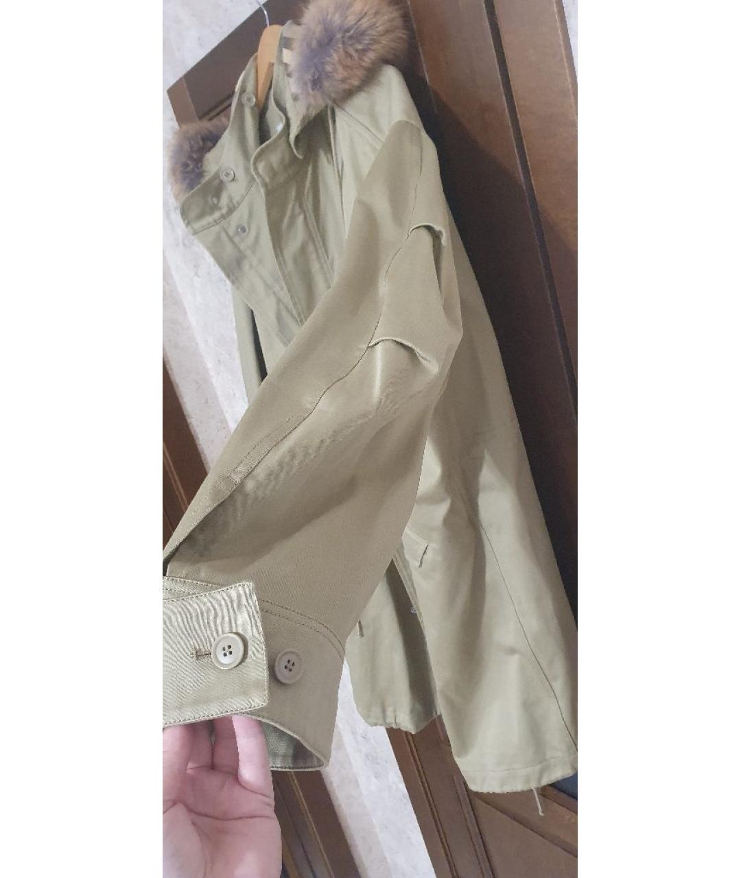 BURBERRY Хаки хлопковая парка, фото 6