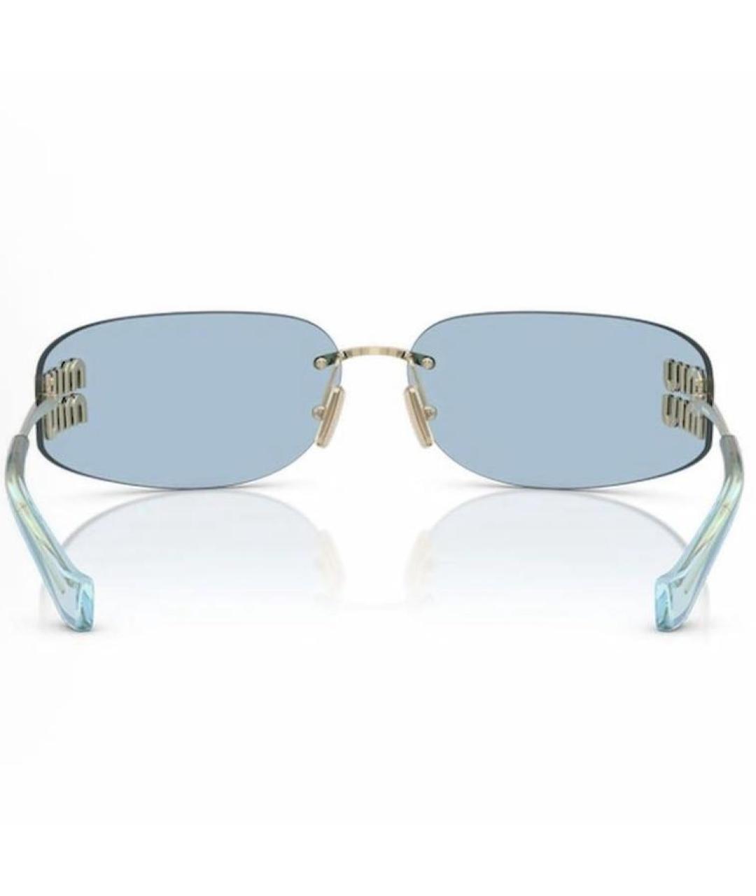 MIU MIU Голубые солнцезащитные очки, фото 2