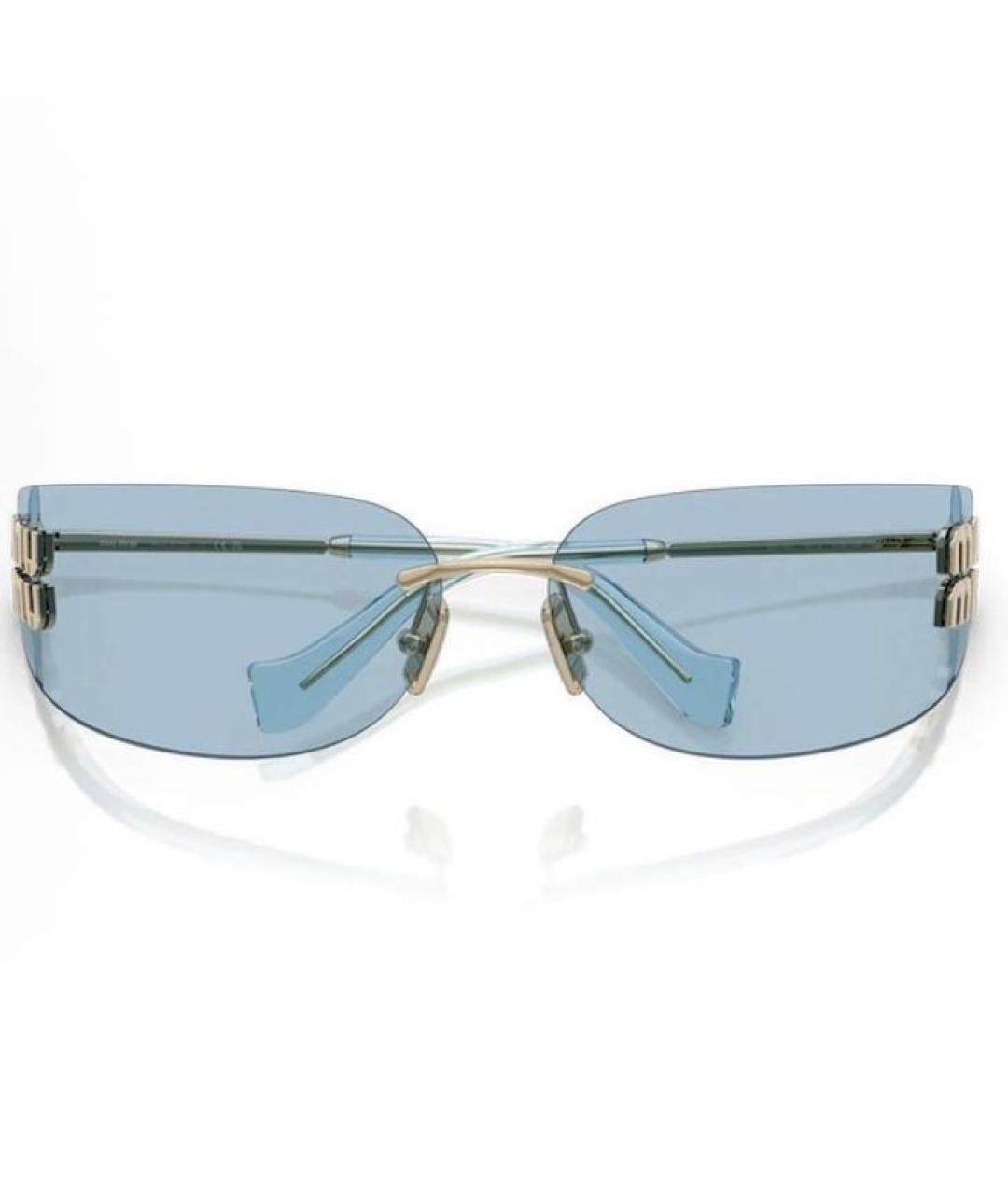 MIU MIU Голубые солнцезащитные очки, фото 3