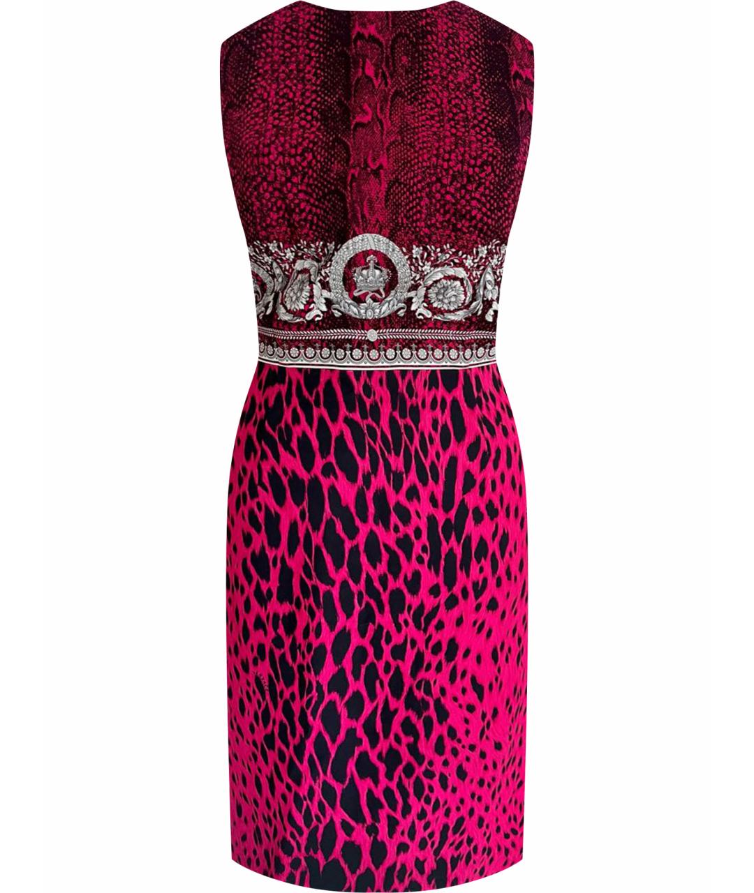 VERSACE Розовое вискозное платье, фото 1