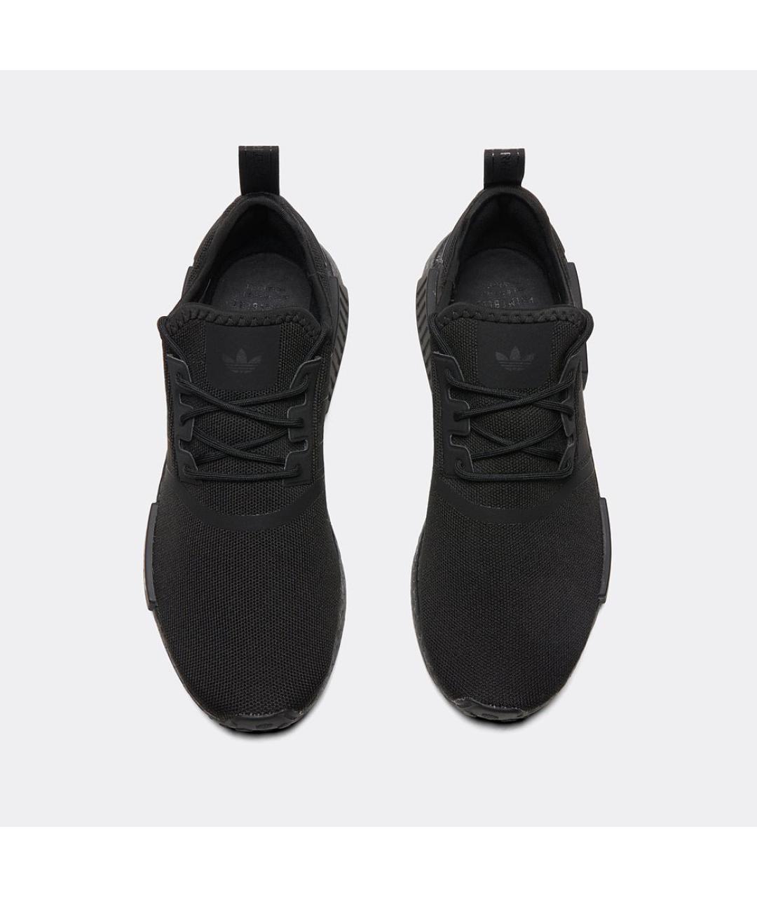 ADIDAS Черные текстильные низкие кроссовки / кеды, фото 5