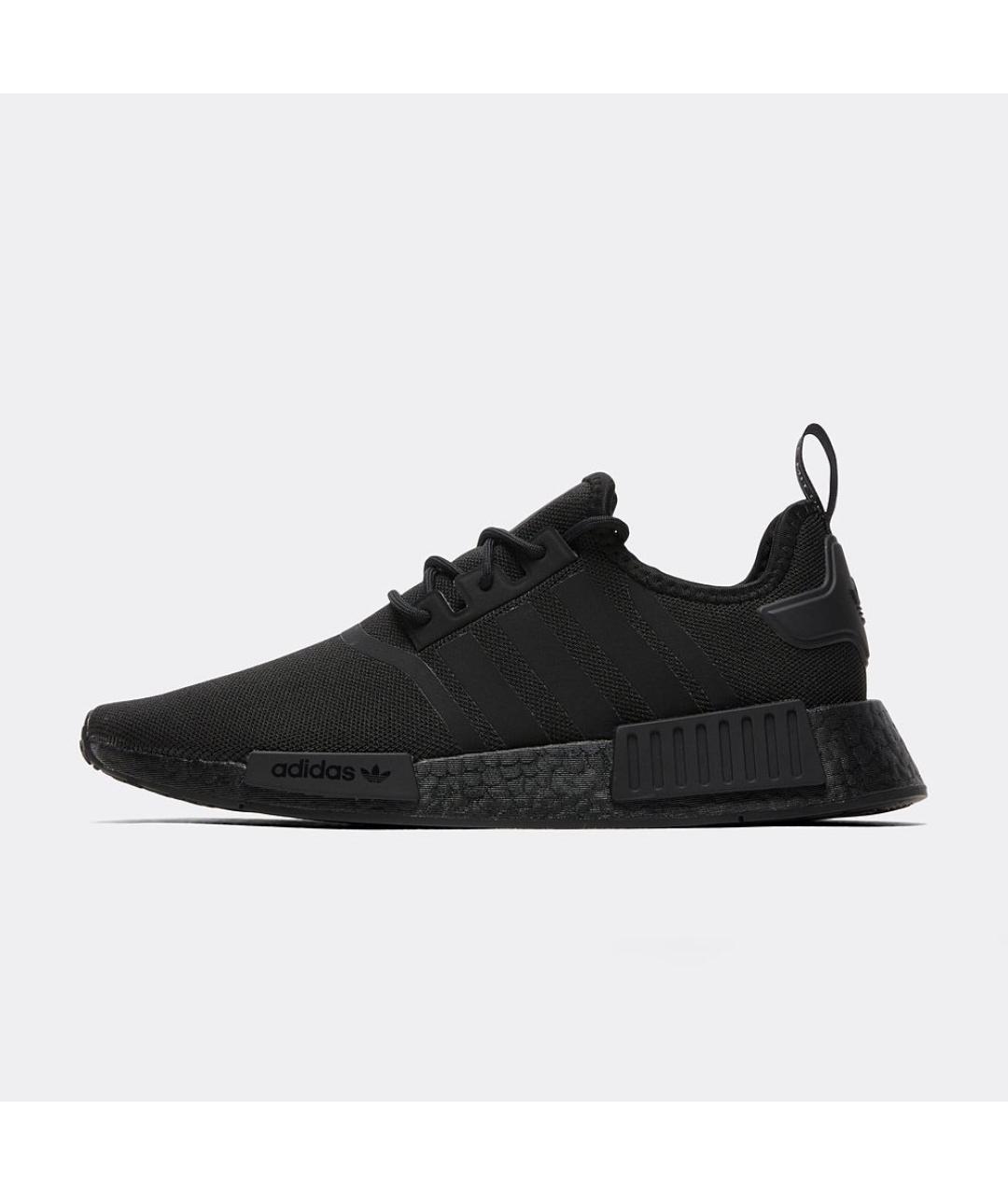 ADIDAS Черные текстильные низкие кроссовки / кеды, фото 4