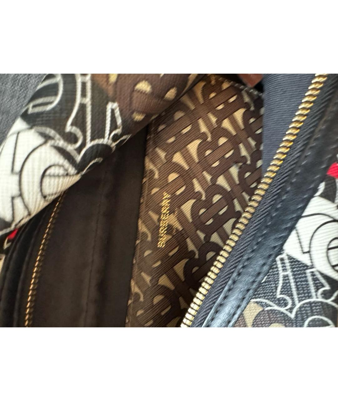 BURBERRY Коричневая поясная сумка, фото 7