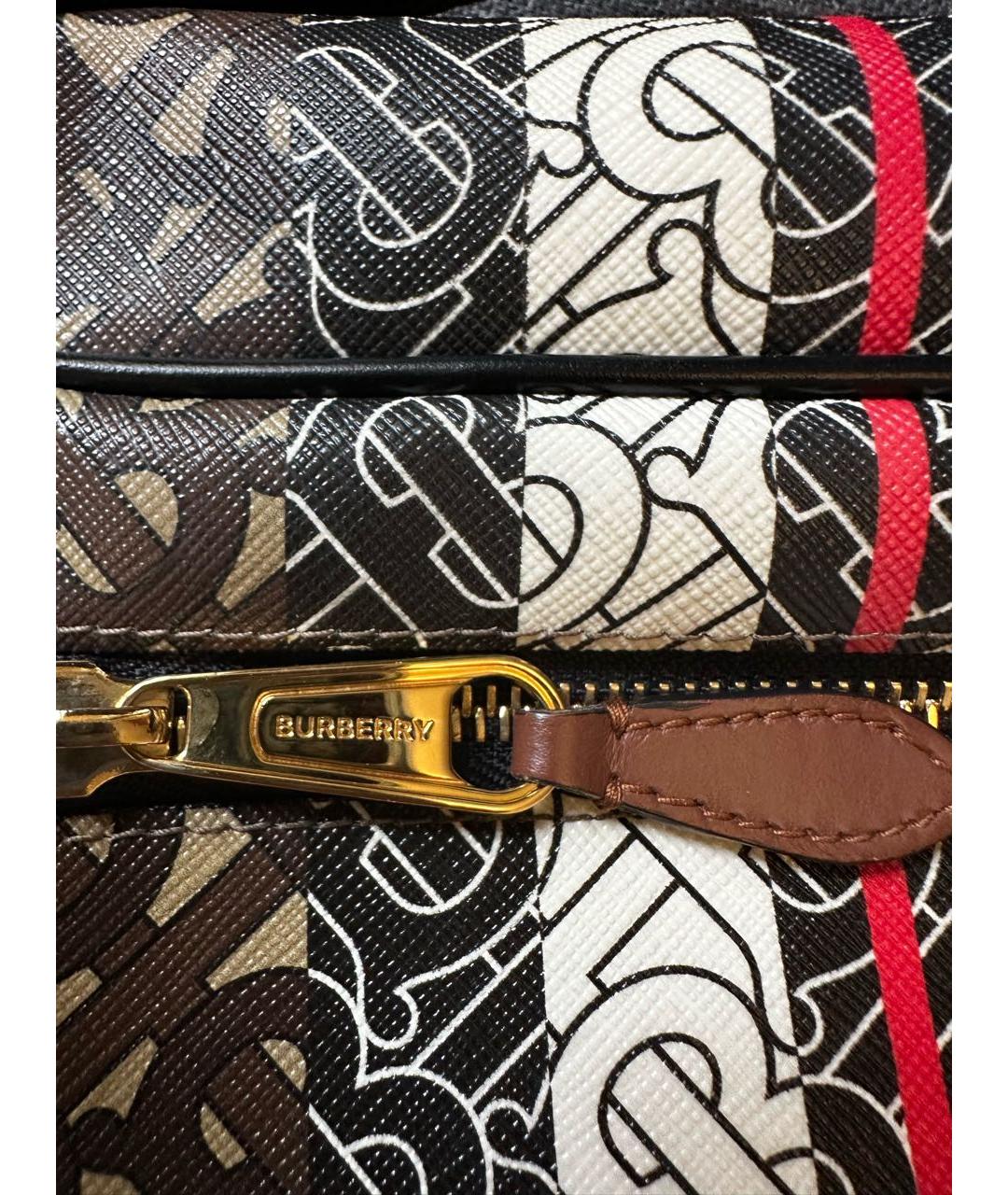 BURBERRY Коричневая поясная сумка, фото 4