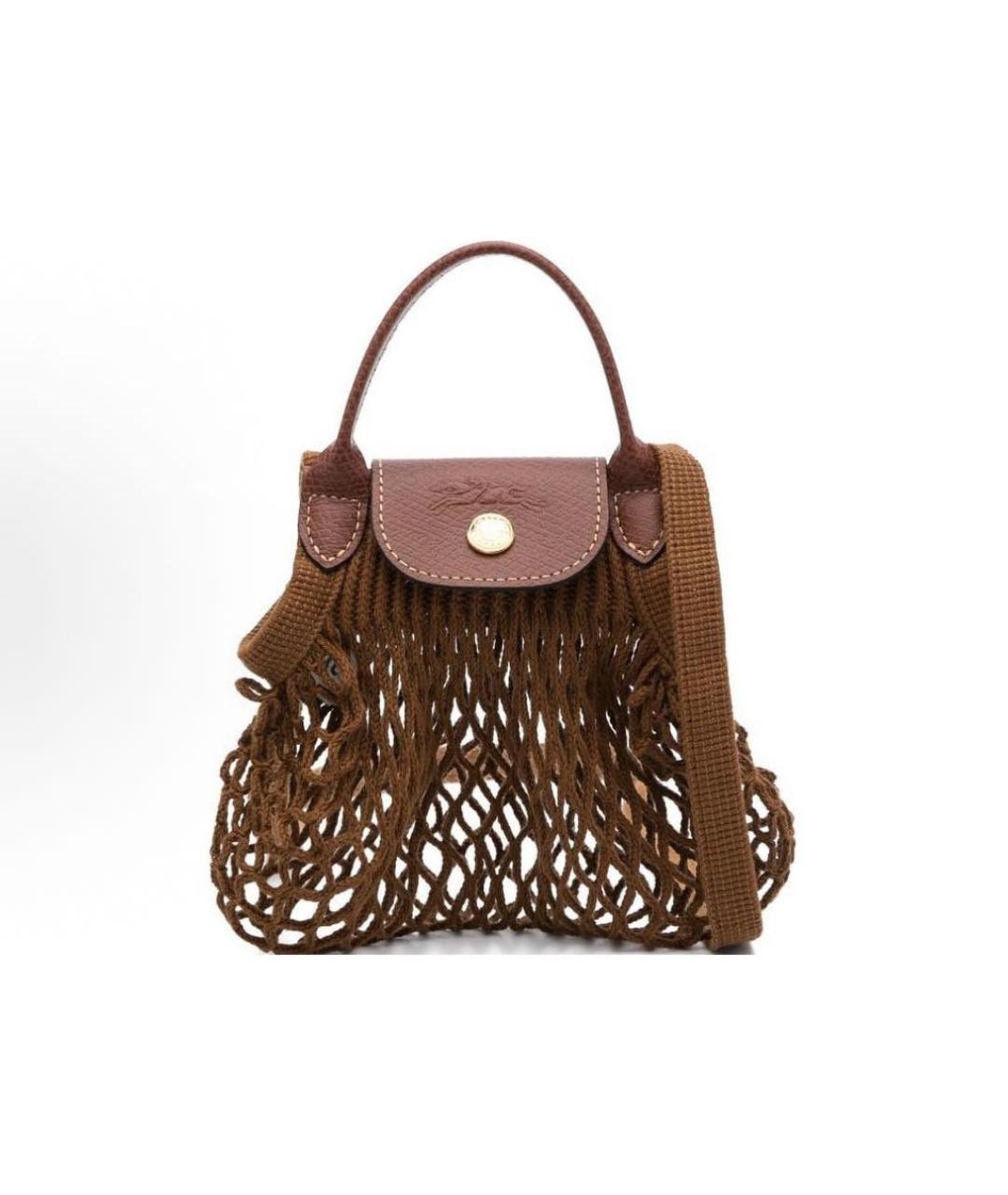 LONGCHAMP Коричневая пляжная сумка, фото 3